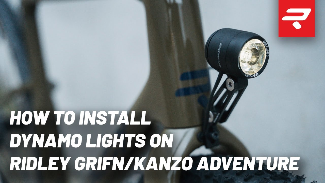 RIDLEY HOW TO - How to install dynamo lights on Ridley Grifn or Kanzo Adventure