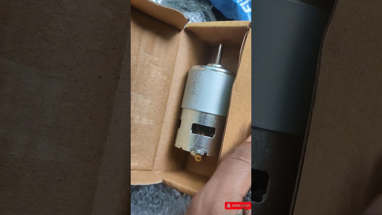 unboxing my new RS-775 DC Motor 