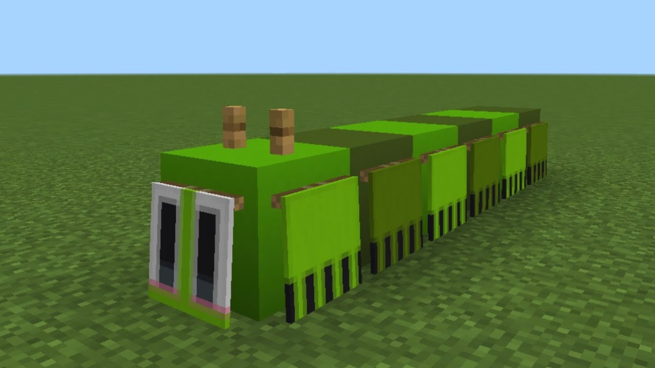 how to make a caterpillar in minecraft
