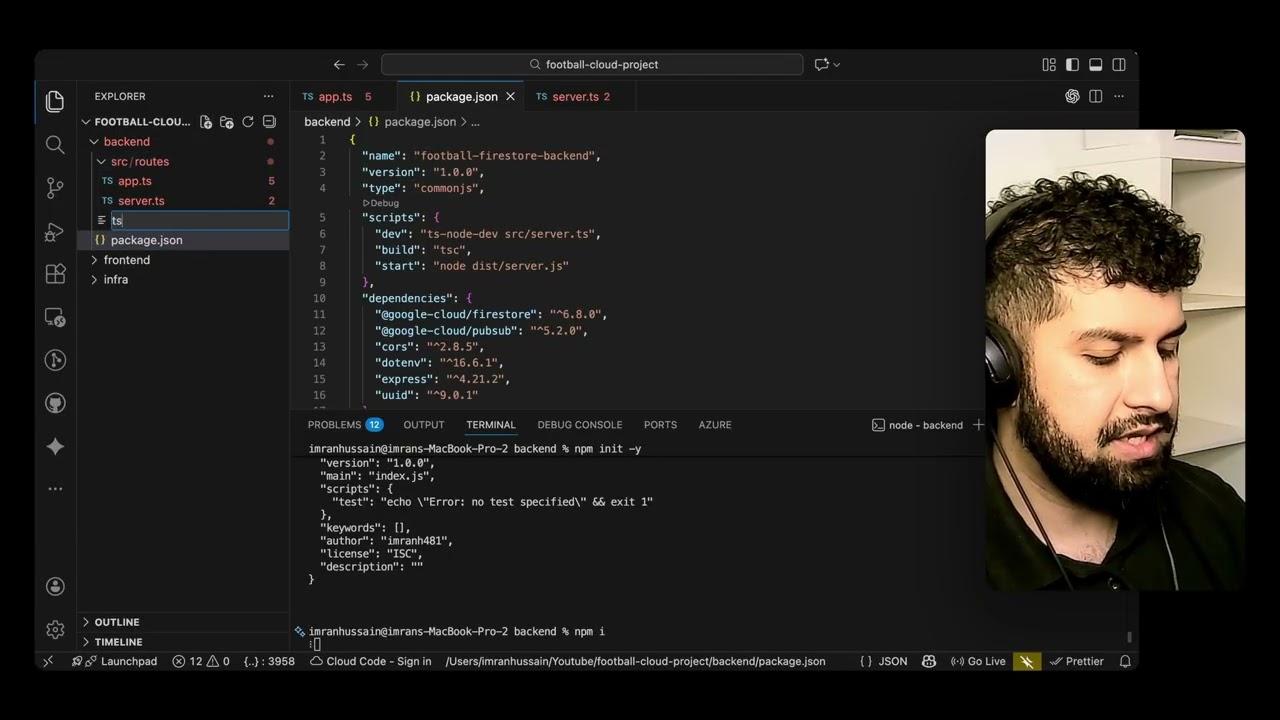 5. Создайте REST API для Teams с использованием Node.js, TypeScript и Firestore (бэкенд футбольно...