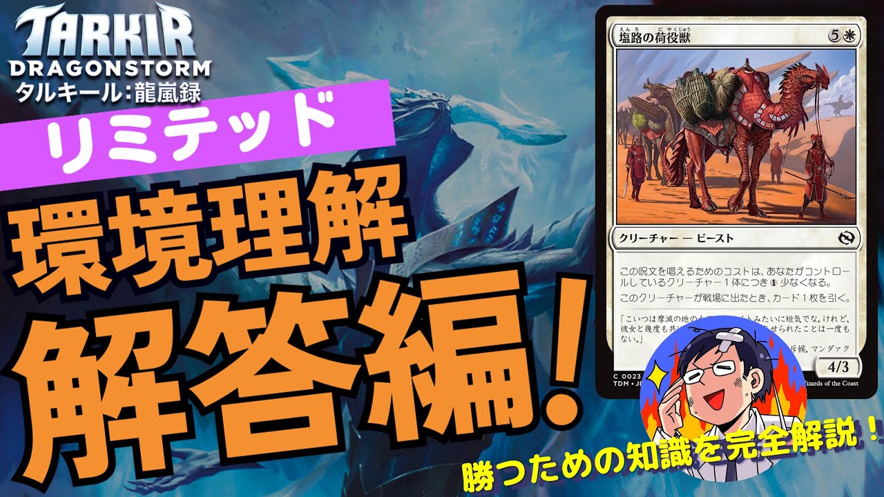 【MTG】横派？縦派？タルキール龍嵐録 リミテッド解答編！シールドとドラフトの違いを徹底解説、強かったカードや気になる戦略をまとめました！
