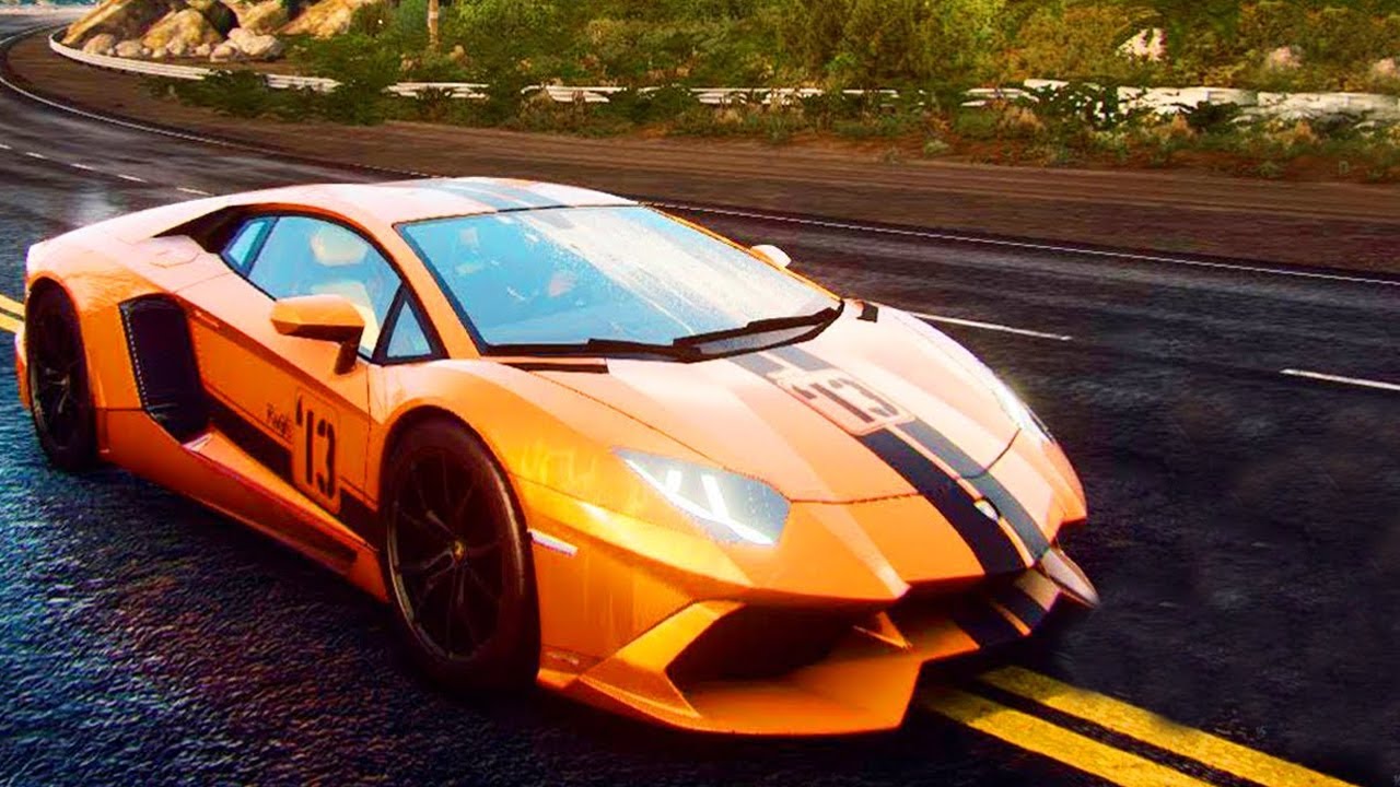 Lamborghini Aventador vs Ferrari 458 Spider / Need For Speed
