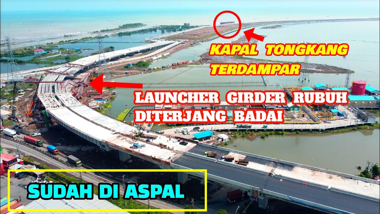 2 KEJADIAN DI 1 LOKASI‼️ Update Terbaru Tol Laut Semarang Demak Ada Yang Sudah Di Aspal