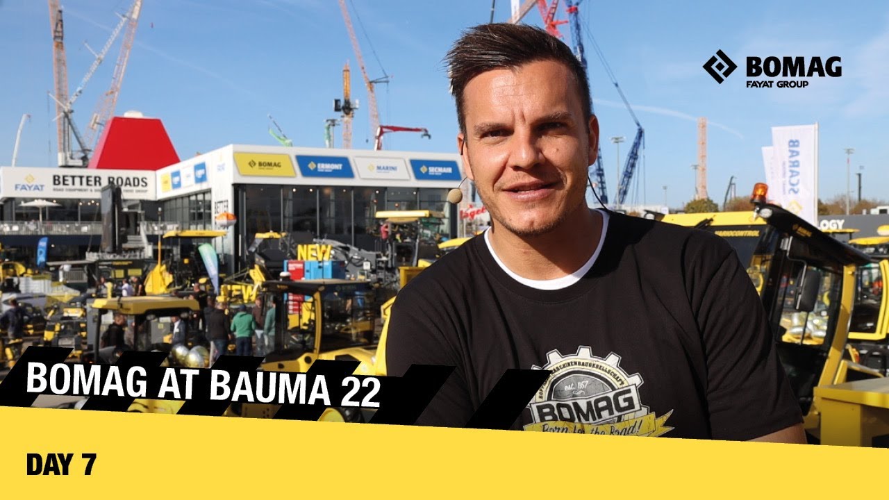 BOMAG @ bauma 2022 - Day 7 - The grand finale and something very special: Abhupen