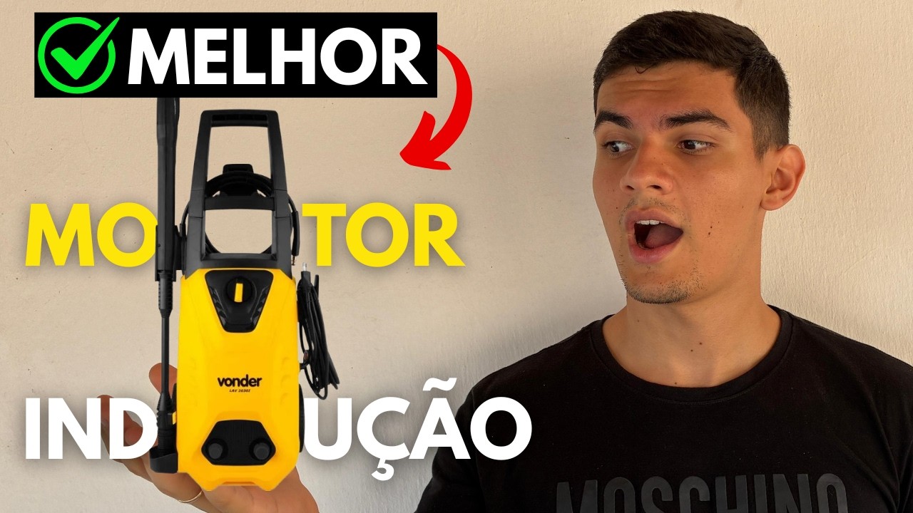 Esse é a MELHOR Lavadora de Alta Pressão MOTOR INDUÇÃO!!! (Poder LIMPEZA ABSURDO) - BOA e BARATA