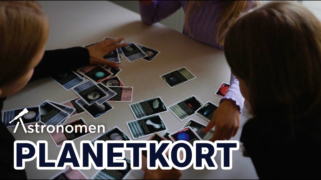 Planetkort - Et morsomt spill om solsystemet | Astronomen
