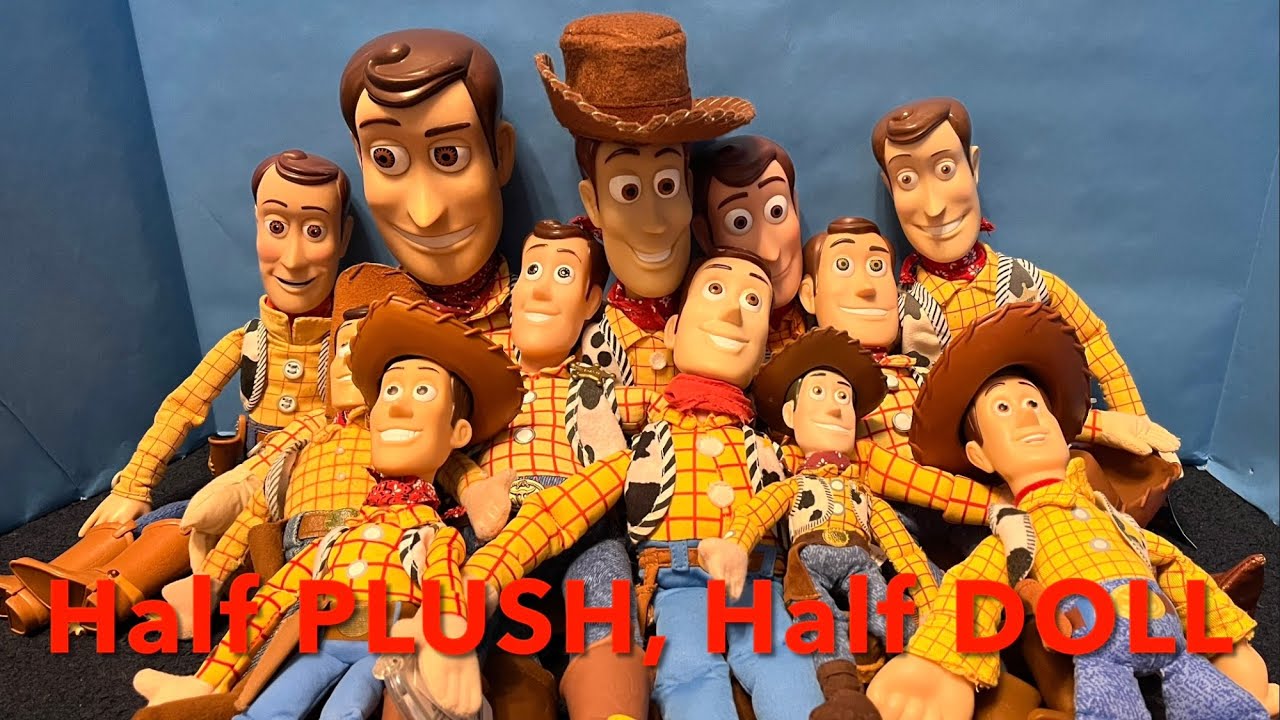 Half-And-Half Woody Dolls