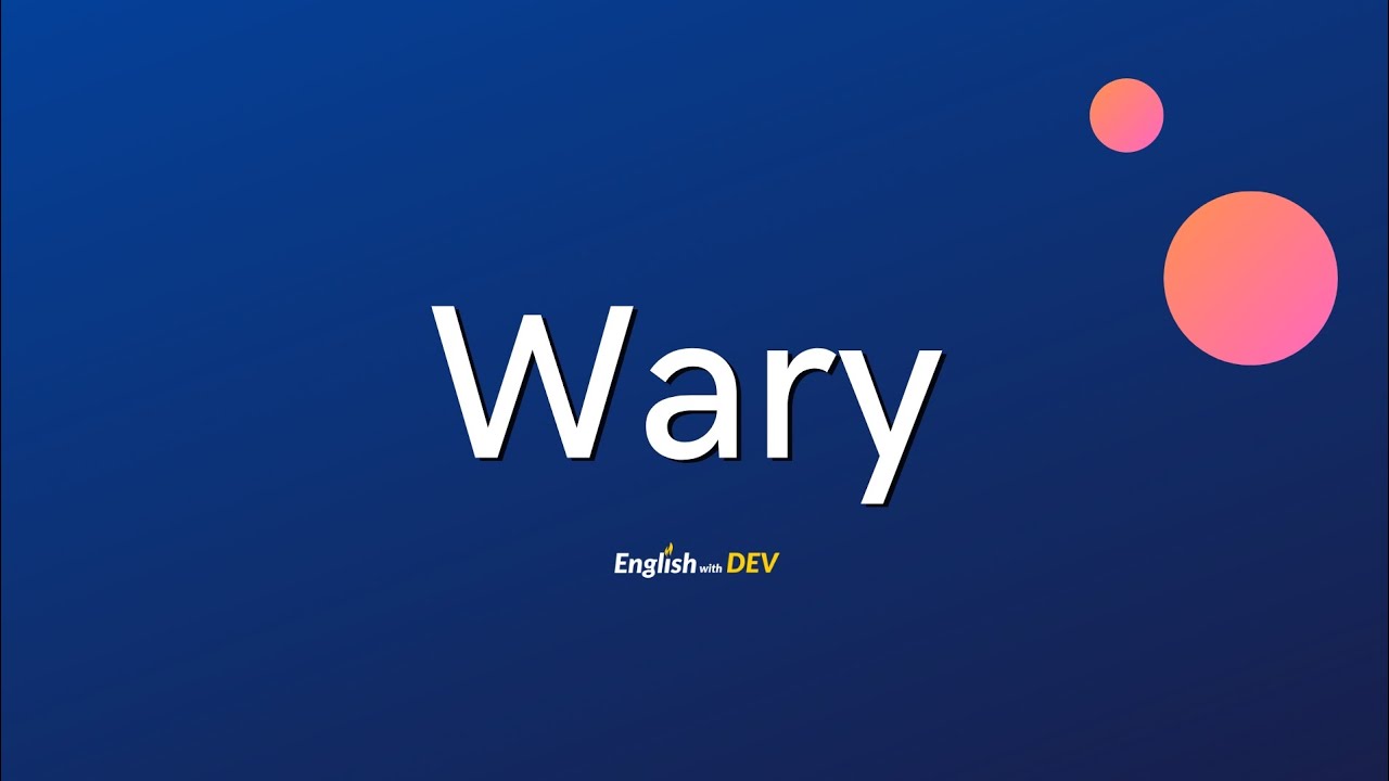 Wary Definition & Meaning #vocabulary