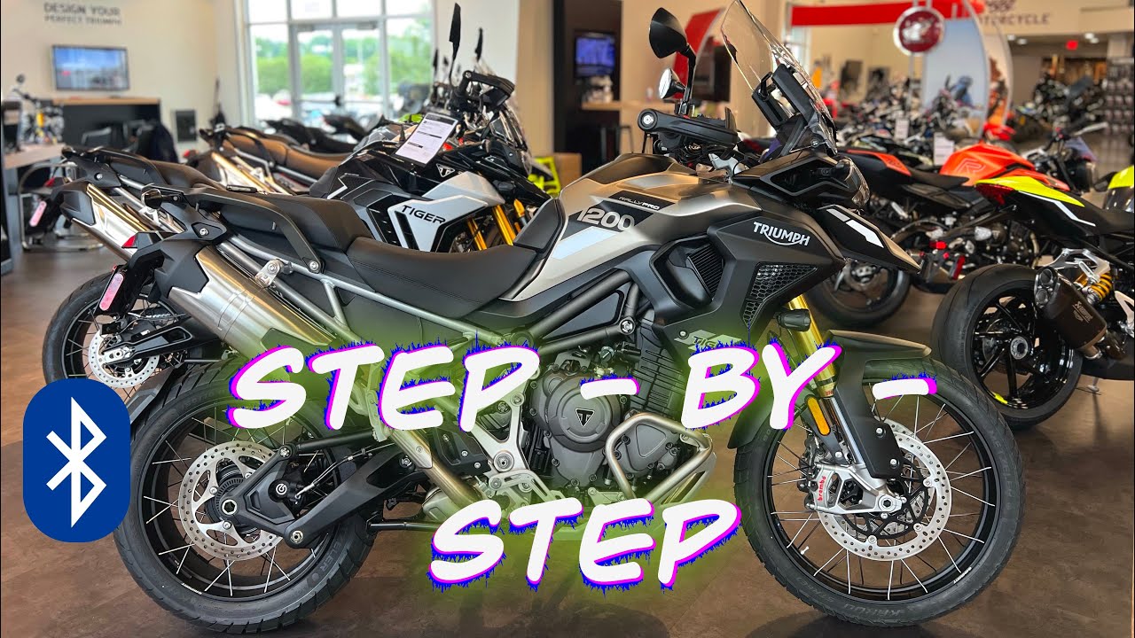 Как подключить Triumph Tiger 1200 по Bluetooth