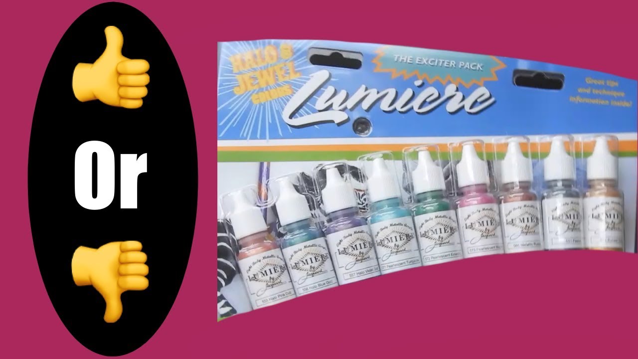 Unboxing and Review of Jacquard Lumiere Exciter Pack! (Craft Paints)