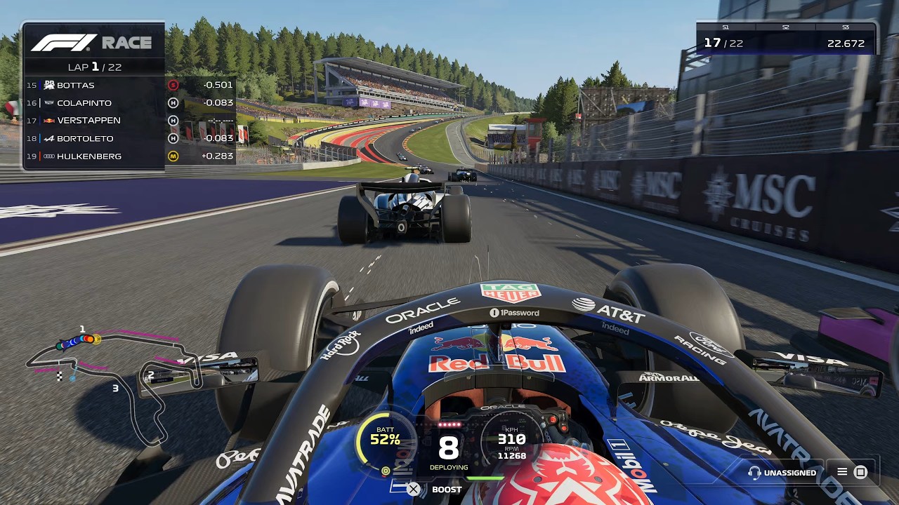 F1 26 | Спа-Франкоршам | Red Bull Racing-Red Bull Ford RB22 | Ферстаппен