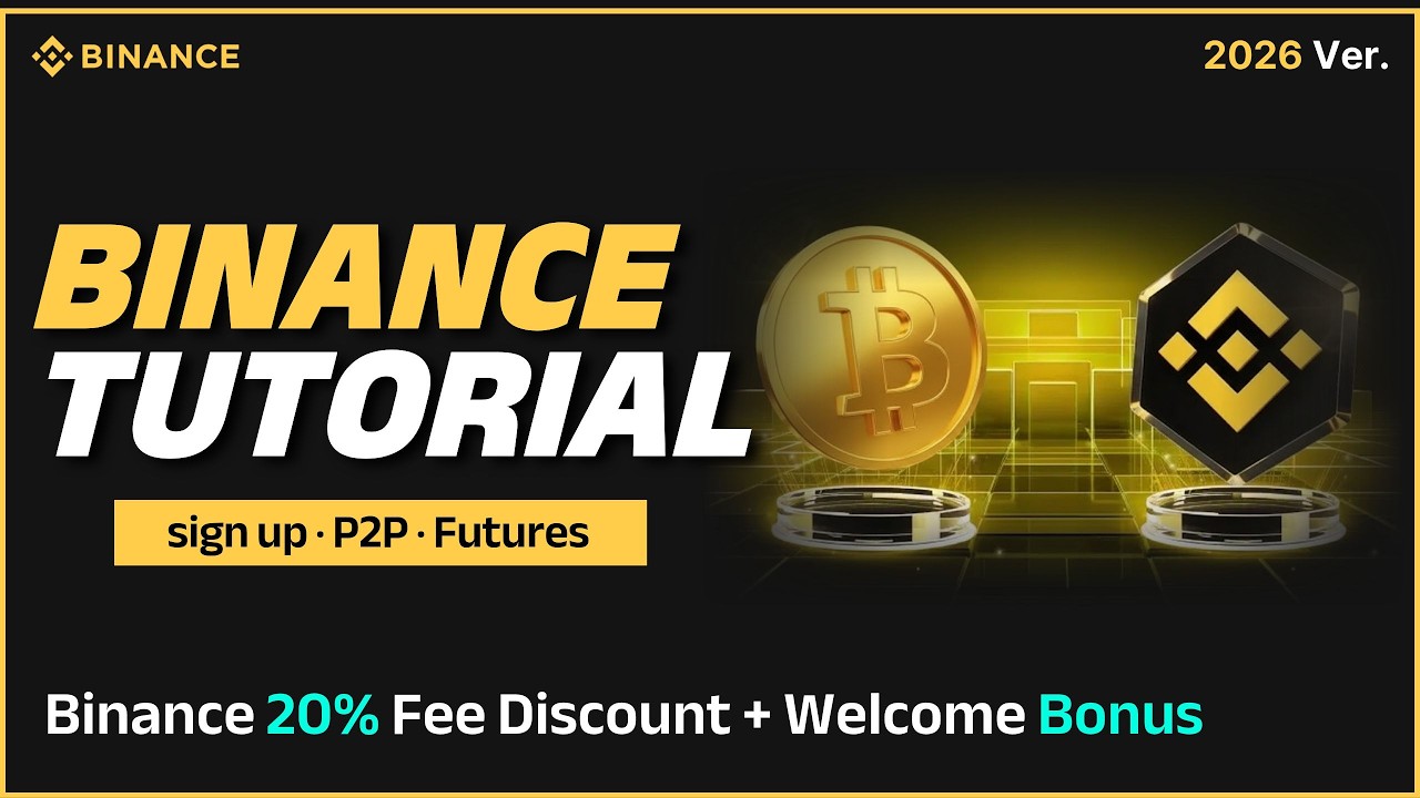 Binance Tutorial 2026ㅣComplete Binance Beginner&rsquo;s Guide !