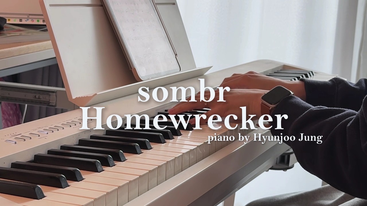 sombr - Homewrecker Piano Cover Sheet Music