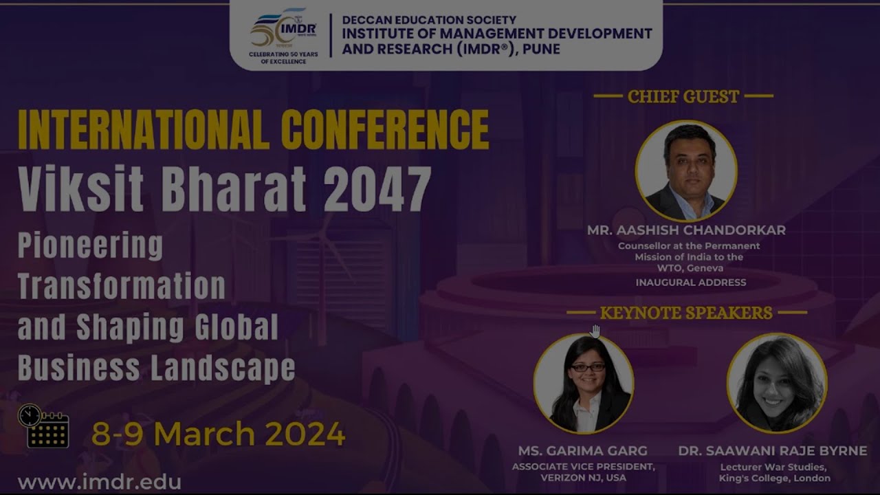 IMDR | International Conference - 2024 | Mr.Aashish Chandorkar