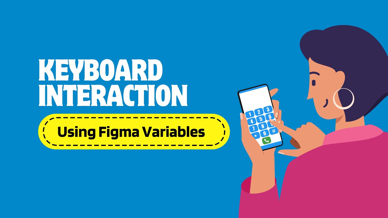 Figma Variables: Realistic keyboard interaction