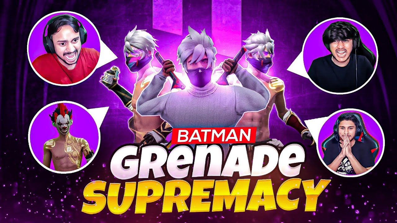 ANGRY YOUTUBER SHOCKING REATION  ON MY SUPERMANCY GRENADE 💣 Batman Gaming