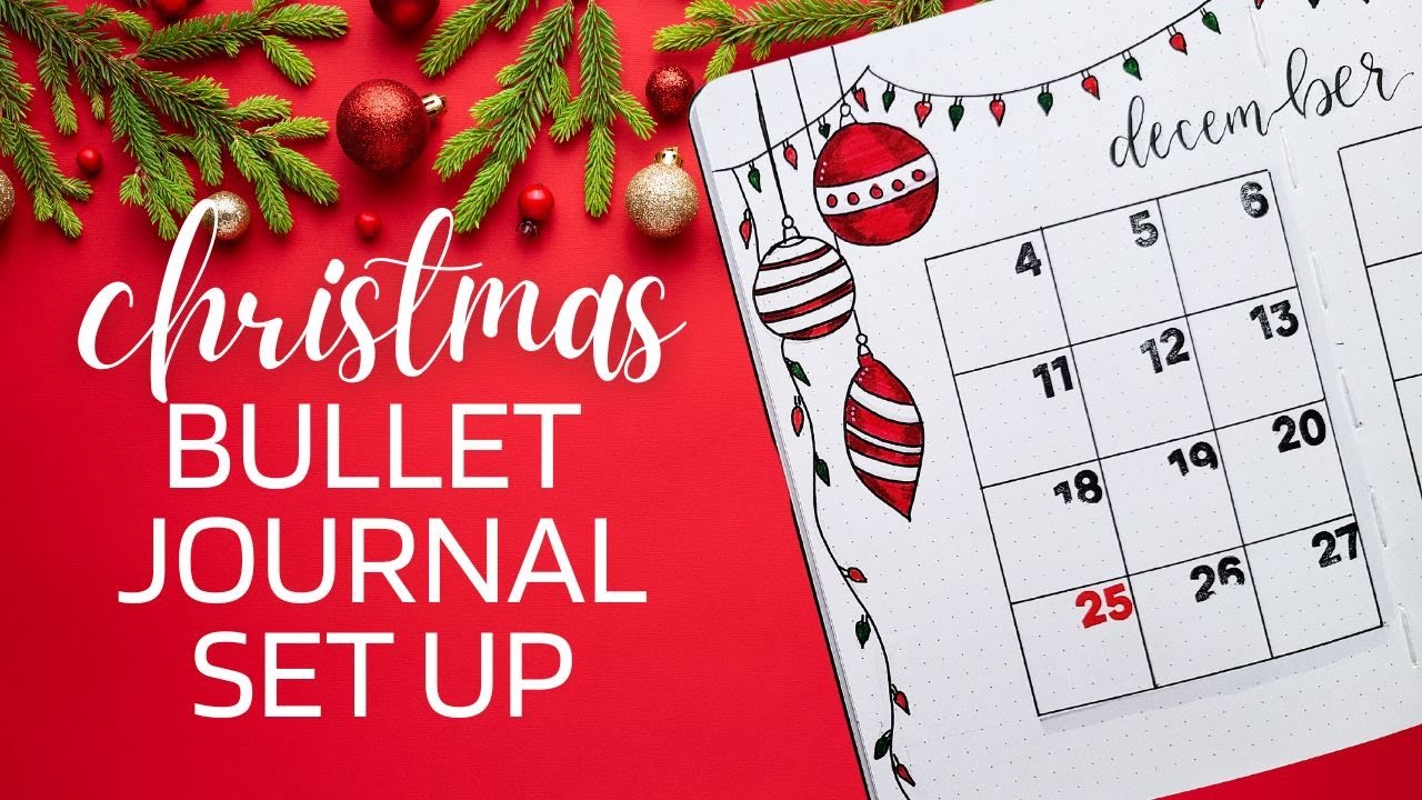 NEW PLAN WITH ME | CHRISTMAS/DECEMBER BULLET JOURNAL SETUP | Scribbles that Matter Notebook | Part 1