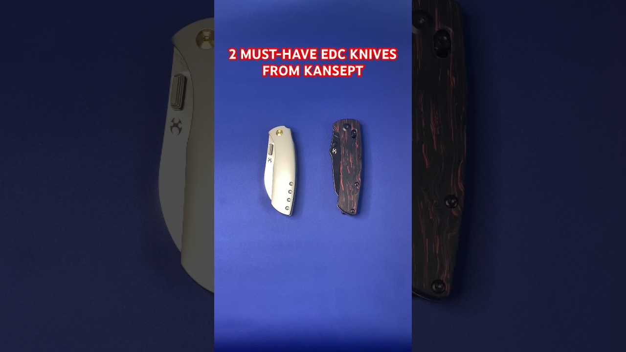 2 MUST-HAVE EDC KNIVES FROM KANSEPT 💯🔥&hellip; #youtubeshorts #knife #knives #edc