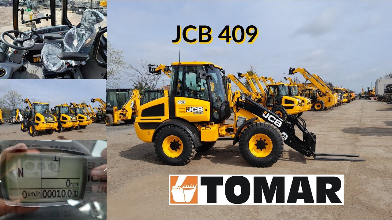 JCB 409 2024R SKU 1943 tel +48 575 316 333 COMPACT WHEEL LOADER Ładowarka przegubowa