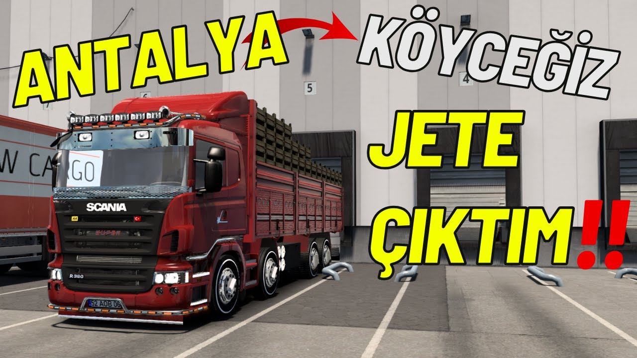 SCANIA R380 KIRKAYAK İLE DAĞLARI DELDİK! | ETS 2 TÜRKİYE ROTA (1.55 UYUMLU)