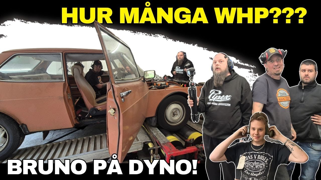 Kör en original Saab 99 i Dyno