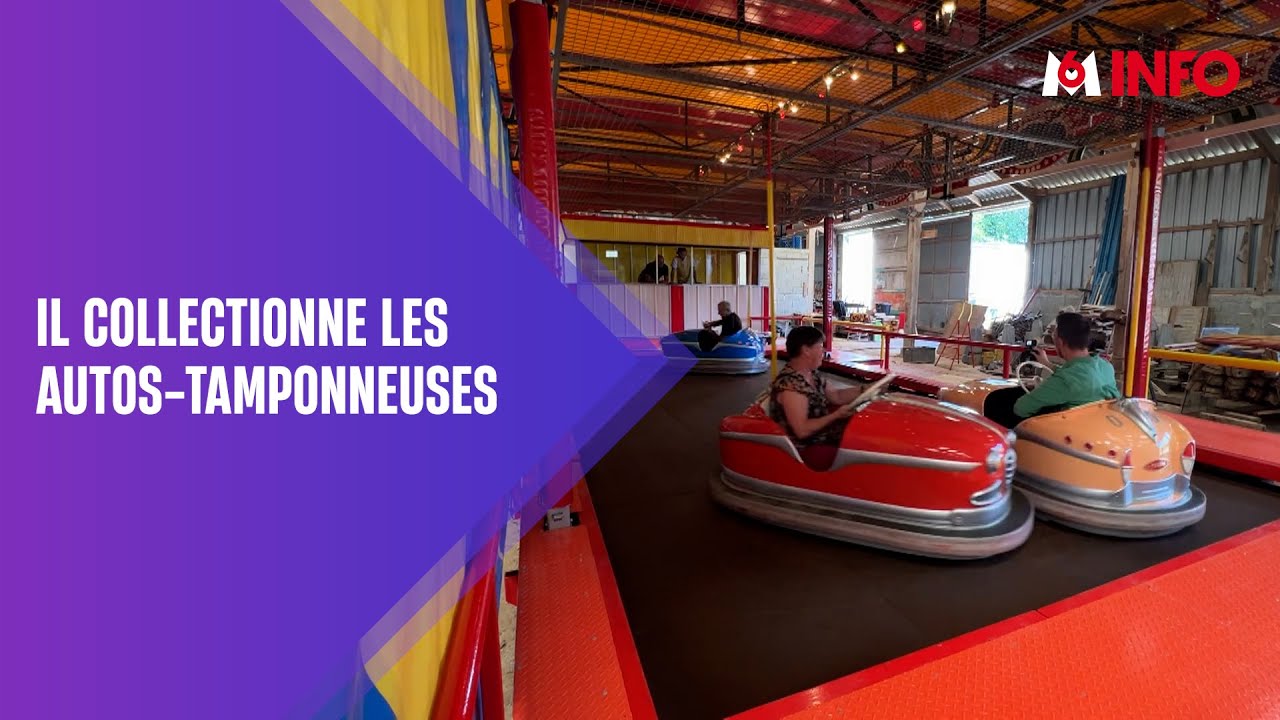 Lomik Savina rénove et collectionne des autos-tamponneuses