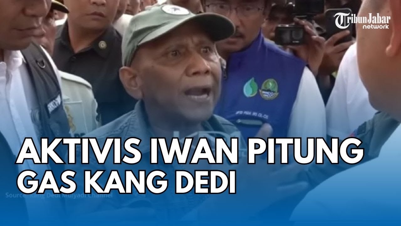 Detik-Detik Iwan Pitung Nge-gas ke Kang Dedi Saat Pembongkaran Bangunan Liar di Karawang