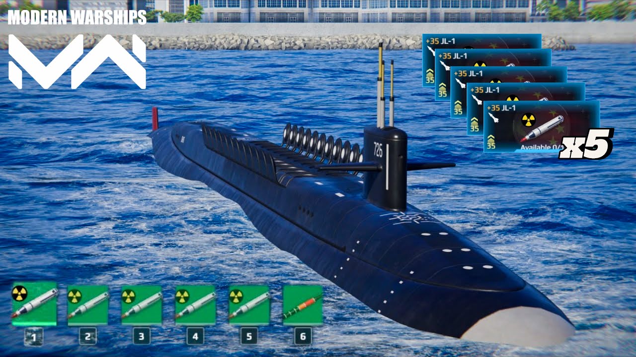 USS Ohio - with JL-1 nuclear missile gameplay | Modern Warships