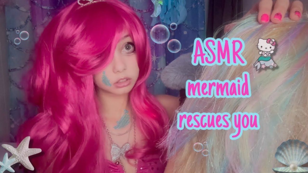 ASMR mermaid rescues and transforms you 🧜🏼‍♀️🐚🫧
