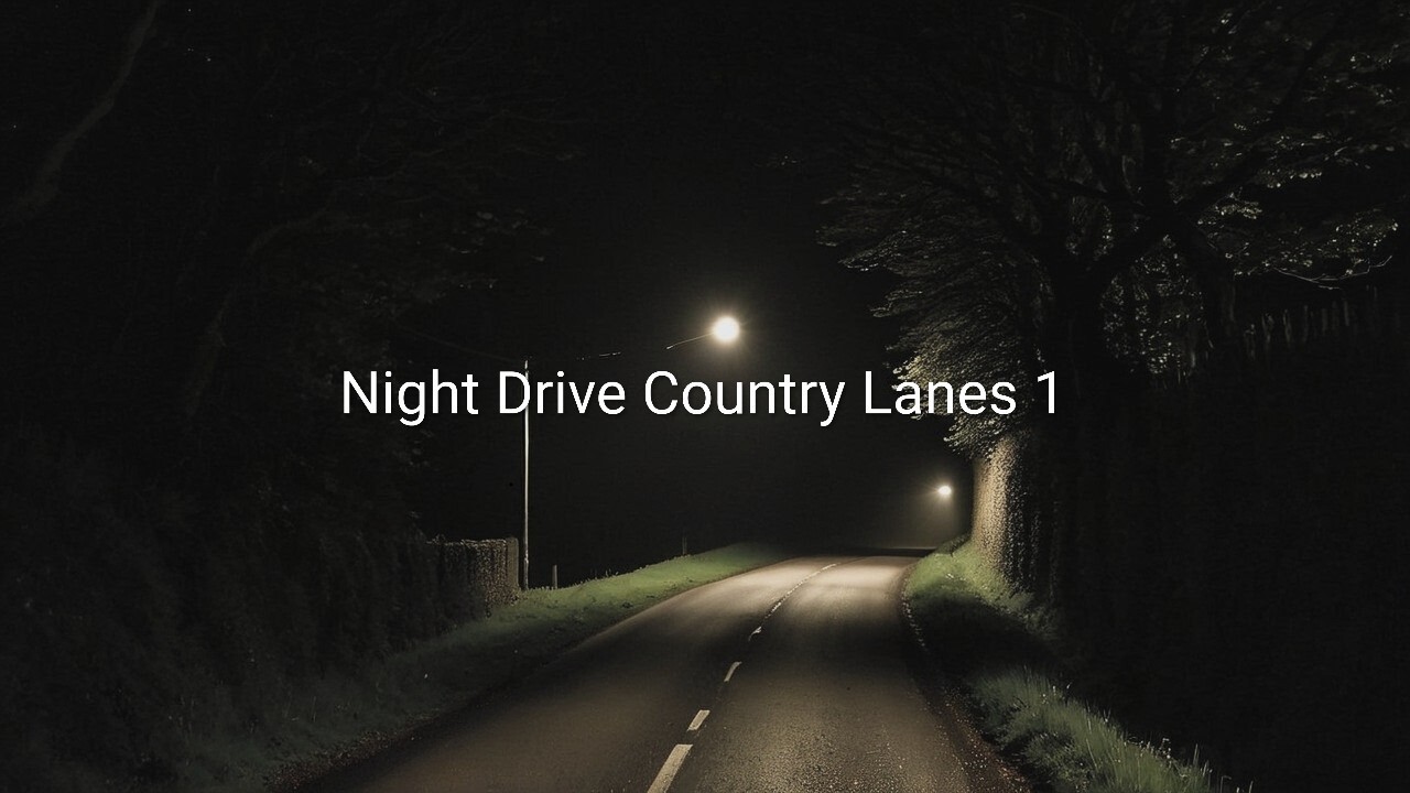 Night Drive Country Lanes Pt1