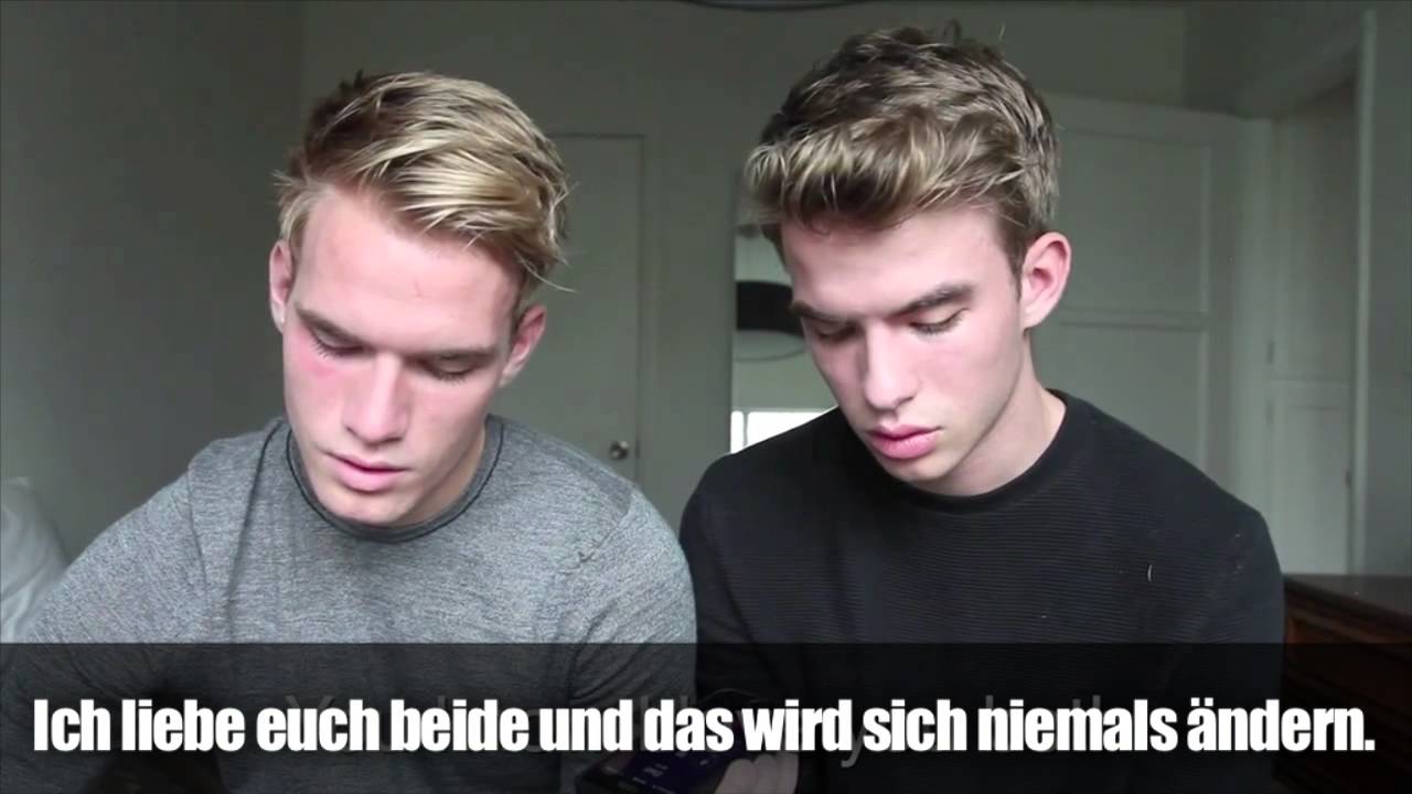 Zwillinge outen sich vor laufender Kamera