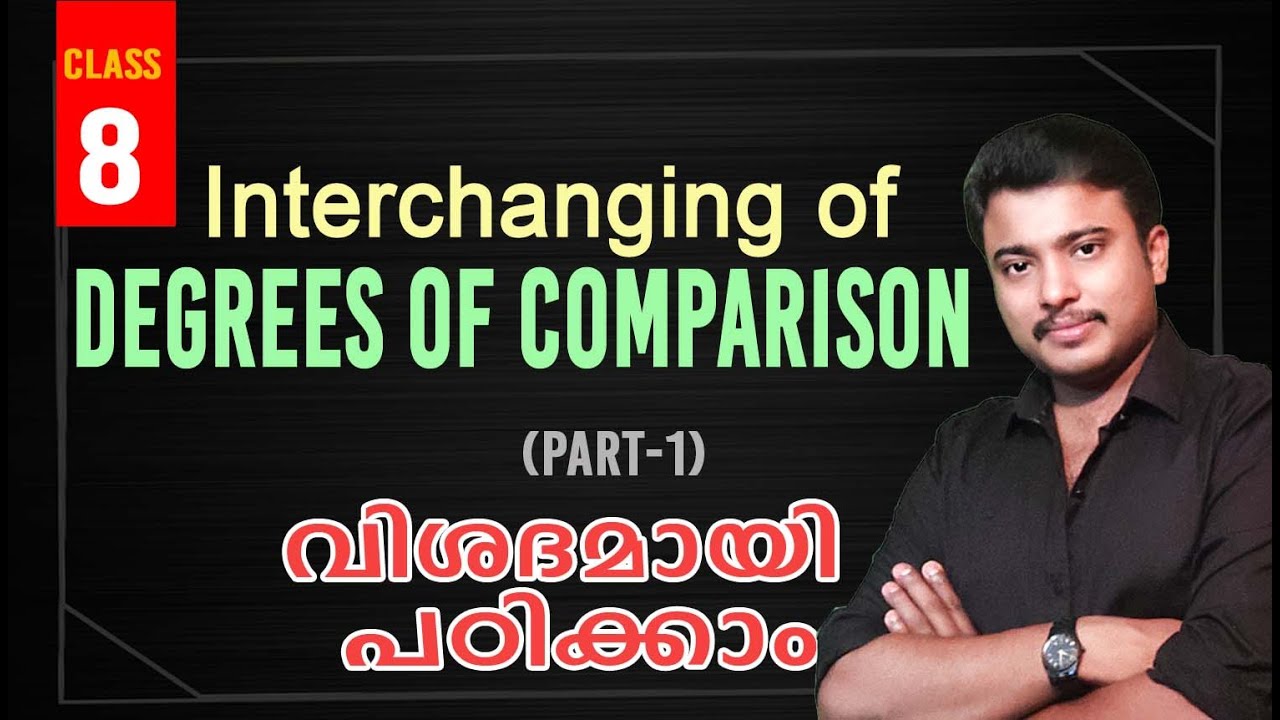 DEGREES OF COMPARISON | Part-2 l Interchange of Degreesl English Grammar by Jafar Sadik