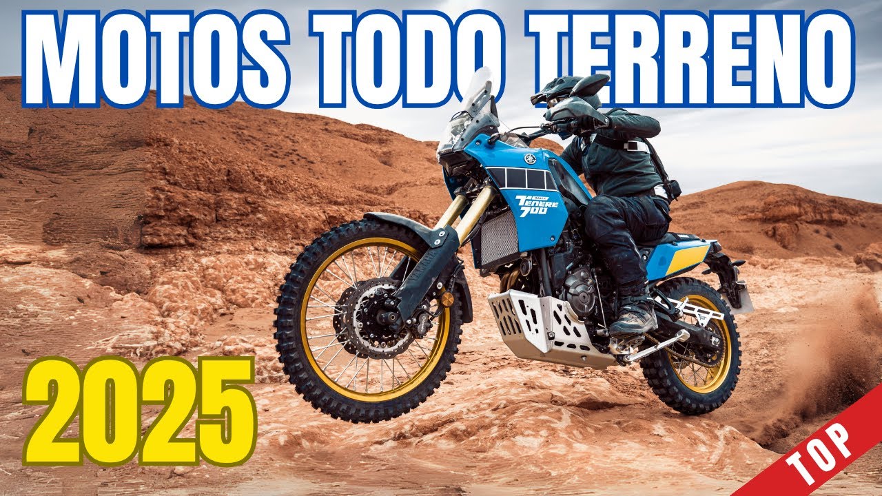 7 Motos TRAIL TODO TERRENO del mercado en 2025