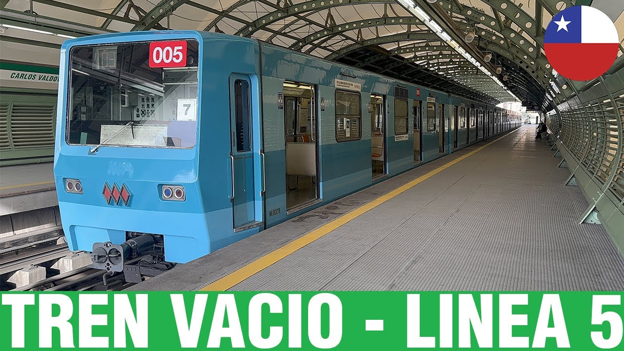 Metro De Santiago | Inyecci&oacute;n Tren Vacio L&iacute;nea 5 - NS-74 P3005