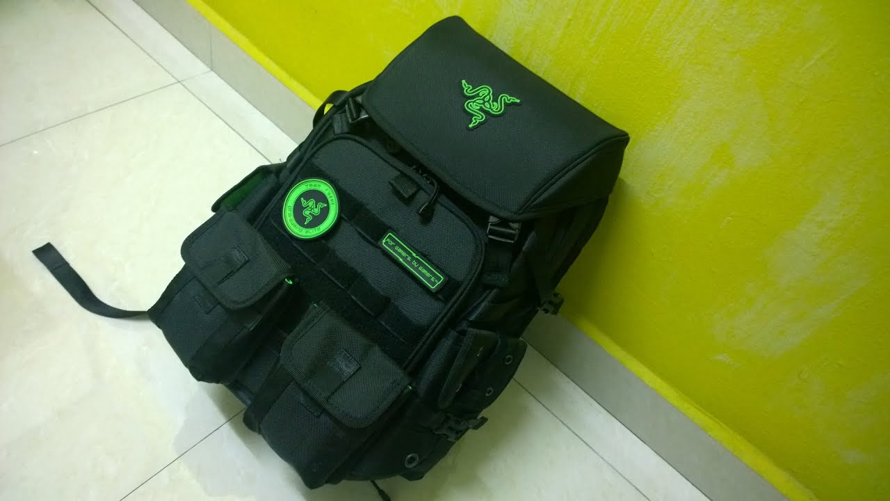 Razer Tactical Pro Bag Backpack - Hands On First Look!