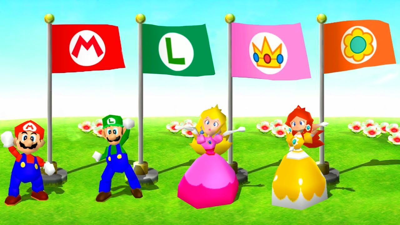 Mario Party 9 - All Minigames (Nintendo 64 Characters)