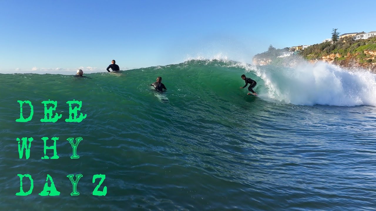 Dee why point, RAW surf footage, August 2024. Filmed by skymonkey5