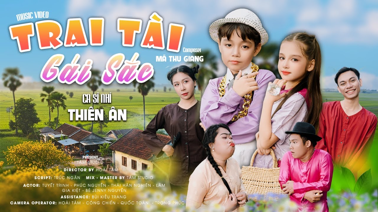 Trai Tài Gái Sắc - Bé Thiên Ân | Nhạc Thiếu Nhi Sôi Động Mới Nhất 2025
