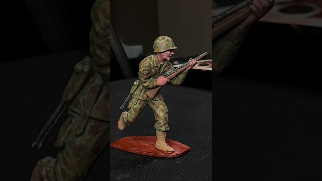Army men, how to paint WW2 camouflage