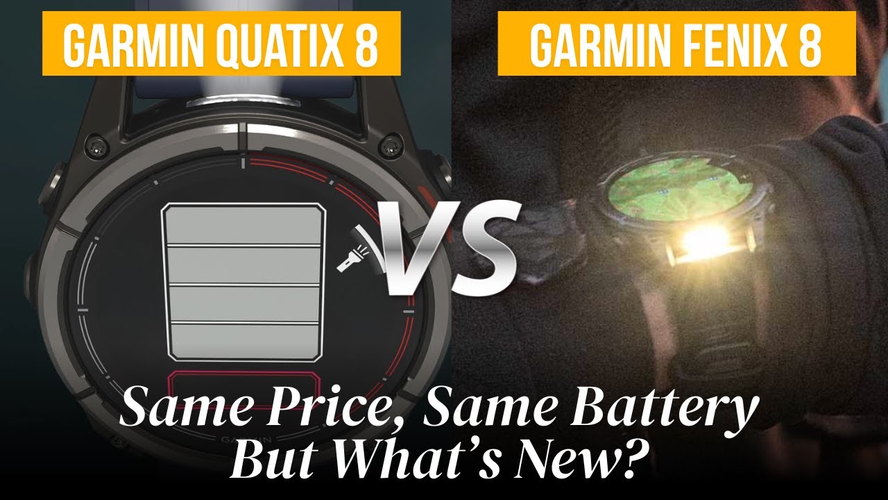 Garmin Fenix 8 vs Garmin Quatix 8