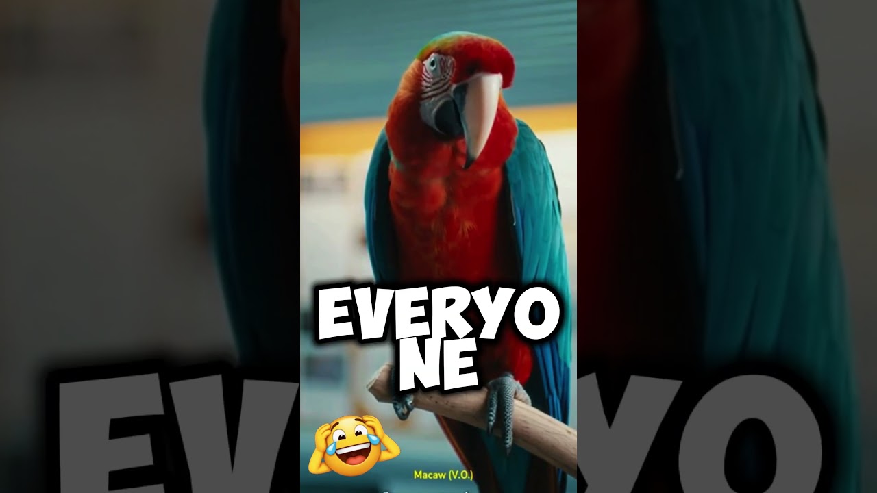 Funny Parrot Roasts Police Officer’s Ringtone 🐔👮‍♂️