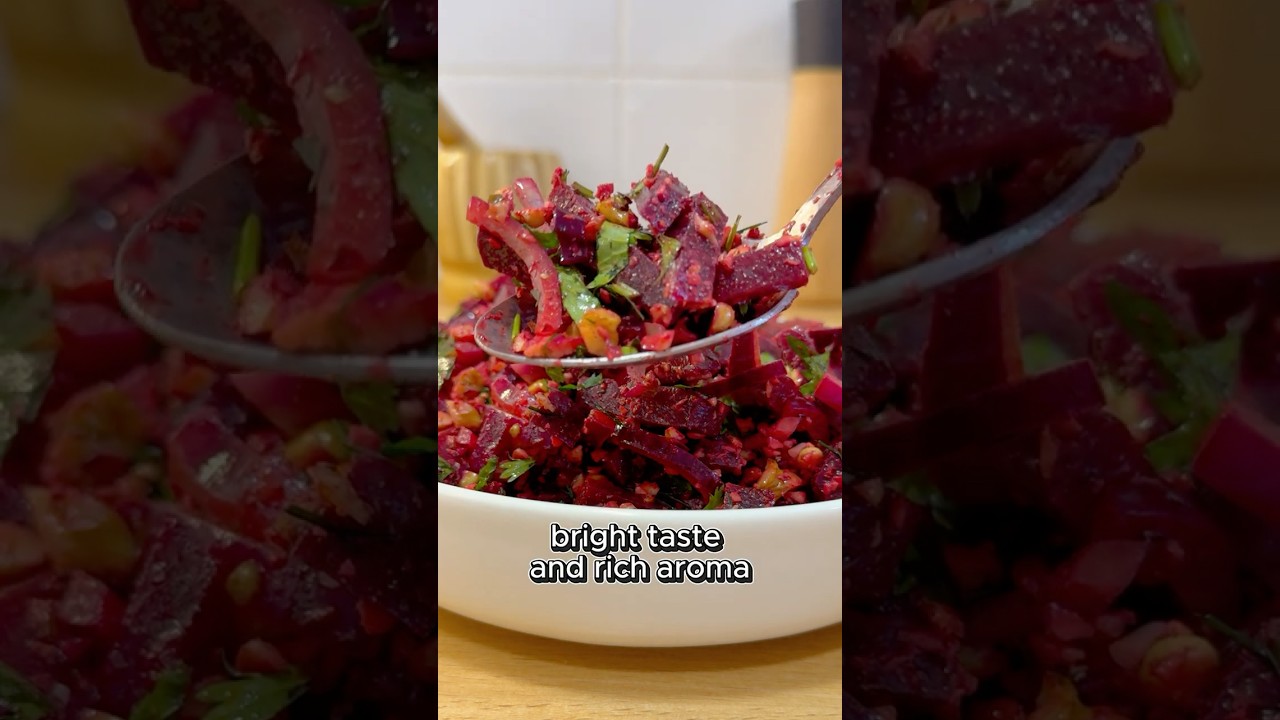 🥗Beetroot Salad with a Georgian Twist