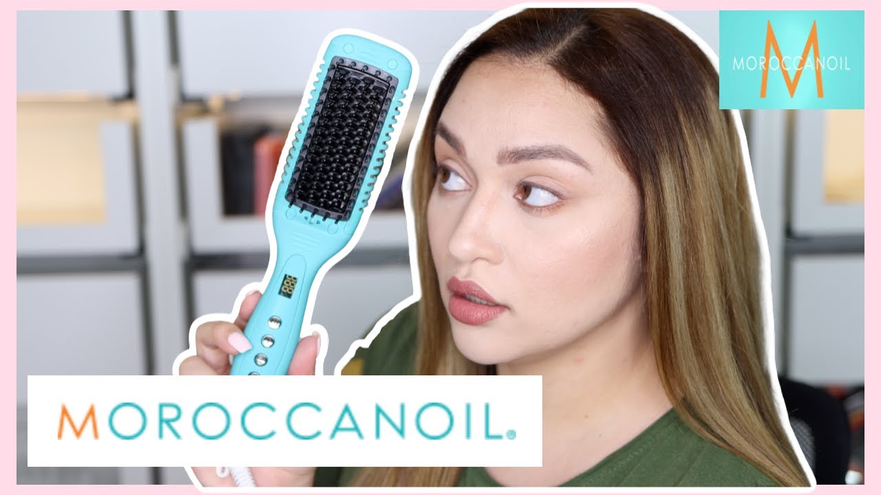 MOROCCANOIL SMOOTH STYLE CERAMIC HEATED BRUSH REVIEW