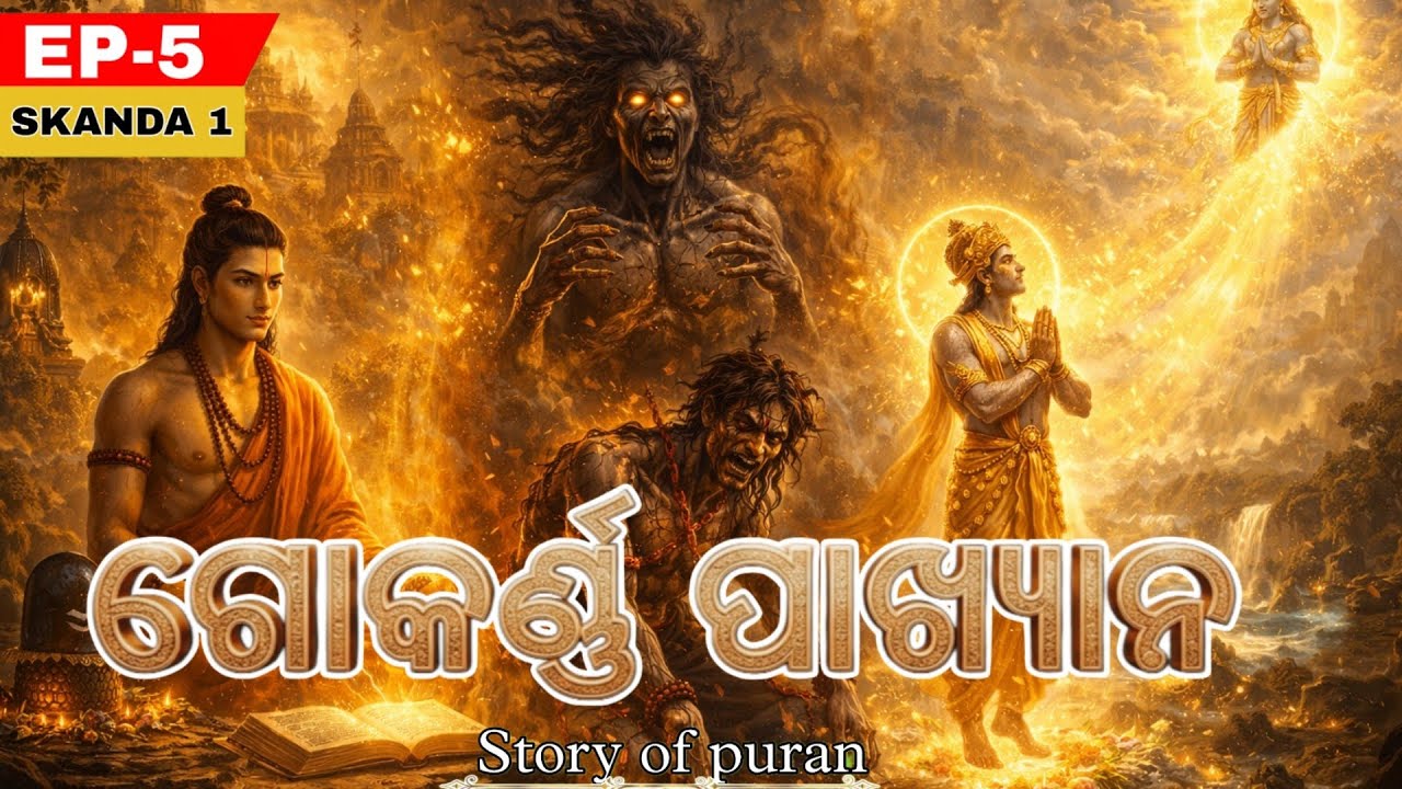 Gokarna and dhundukari story. Gokarnapakhyana ଗୋକର୍ଣ୍ଣପାଖ୍ୟାନ। Story of puran 🙏