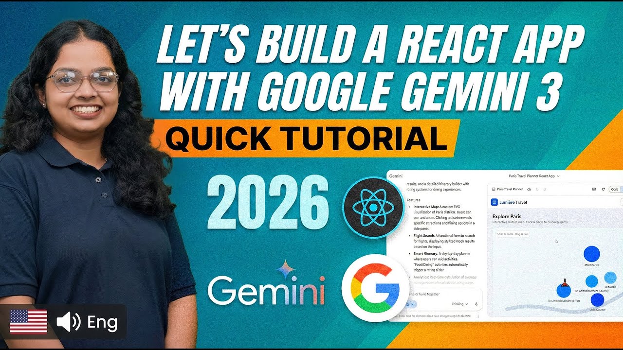 Build a React App in Seconds with Google Gemini 3