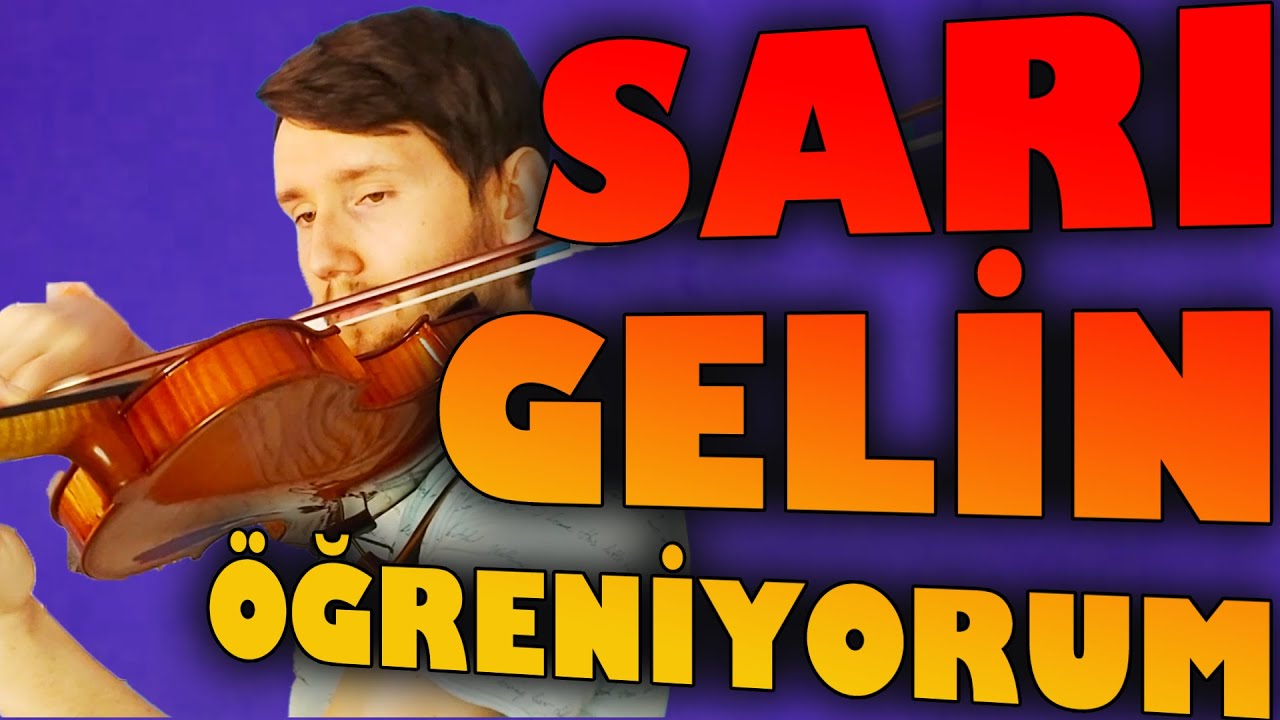 HARİKA BİR ŞEY :D | Keman ile Sarı Gelin Nasıl Çalınır? | Benimle Çalışın!
