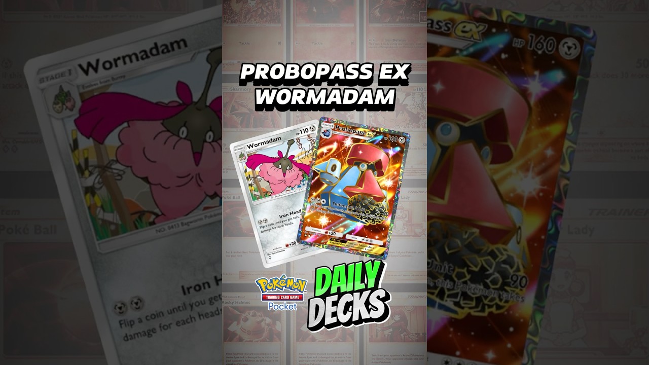 Probopass EX-Wormadam Deck | Daily Decks Episode 44 | 