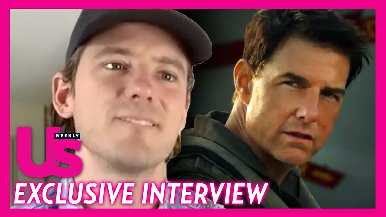 Top Gun Maverick Star Lewis Pullman On Tom Cruise Work Ethic, Beach Scene, & More