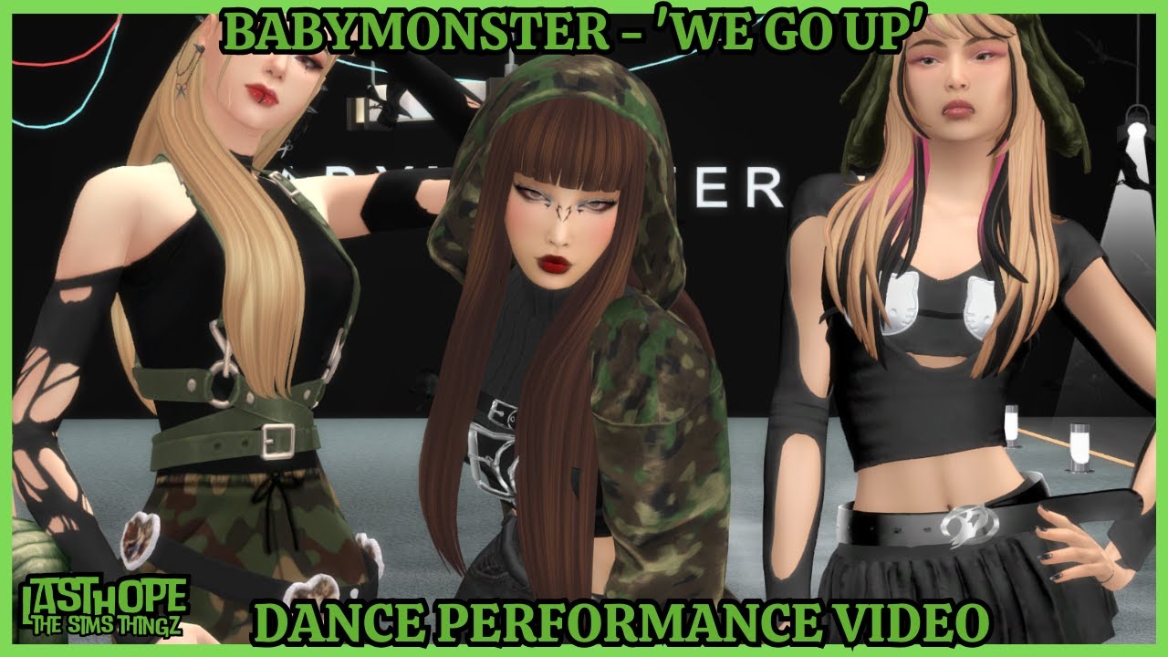 BABYMONSTER - 'WE GO UP' | The Sims 4 | Dance Performance Video