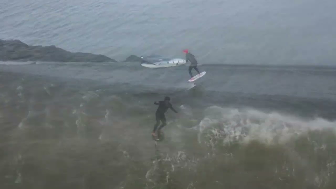 wing foil camp that was in  chicama Peru wing foil the longest wave in the world